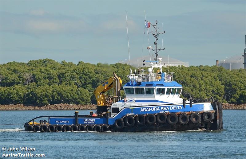 arafura sea delta (Tug) - IMO 9295646, MMSI 503725900, Call Sign VJN4167 under the flag of Australia