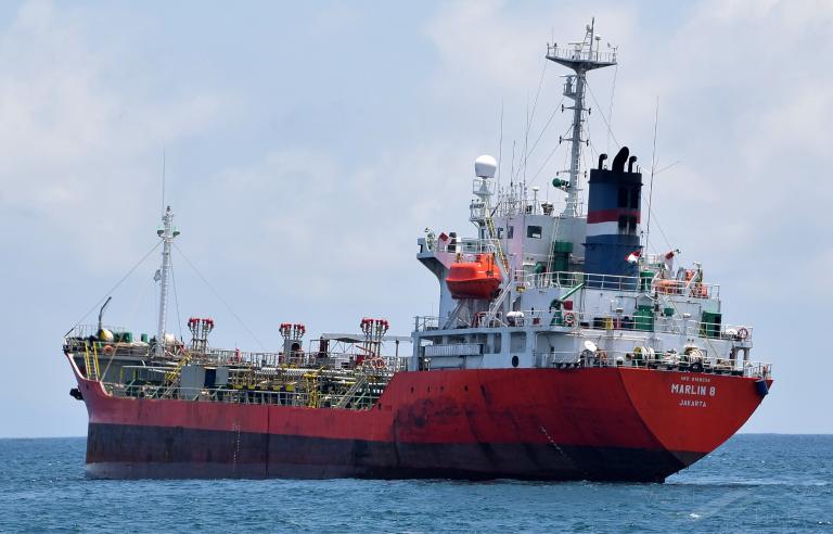 marlin 8 (Chemical/Oil Products Tanker) - IMO 9168336, MMSI 525007258, Call Sign JZAY under the flag of Indonesia