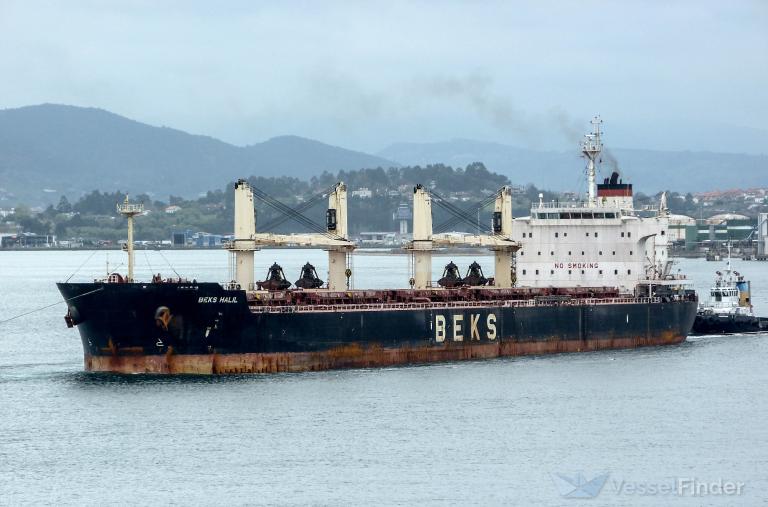 beks halil (Bulk Carrier) - IMO 9625798, MMSI 538004295, Call Sign V7WG6 under the flag of Marshall Islands