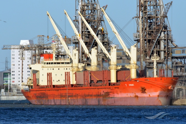 t prime (Bulk Carrier) - IMO 9611503, MMSI 538007082, Call Sign V7OG5 under the flag of Marshall Islands