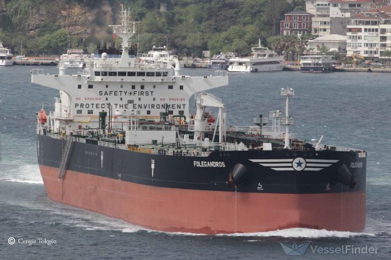 folegandros (Crude Oil Tanker) - IMO 9793753, MMSI 538007771, Call Sign V7JV3 under the flag of Marshall Islands