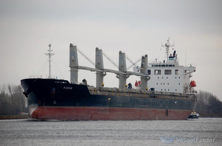 acacia (General Cargo Ship) - IMO 9597642, MMSI 538009124, Call Sign V7A4349 under the flag of Marshall Islands