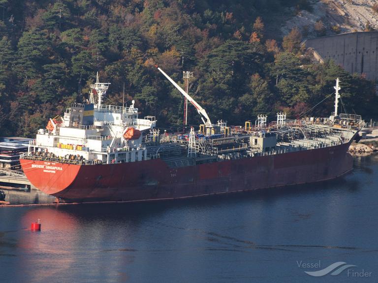 saehan liberty (Chemical/Oil Products Tanker) - IMO 9565625, MMSI 563367000, Call Sign 9V9163 under the flag of Singapore