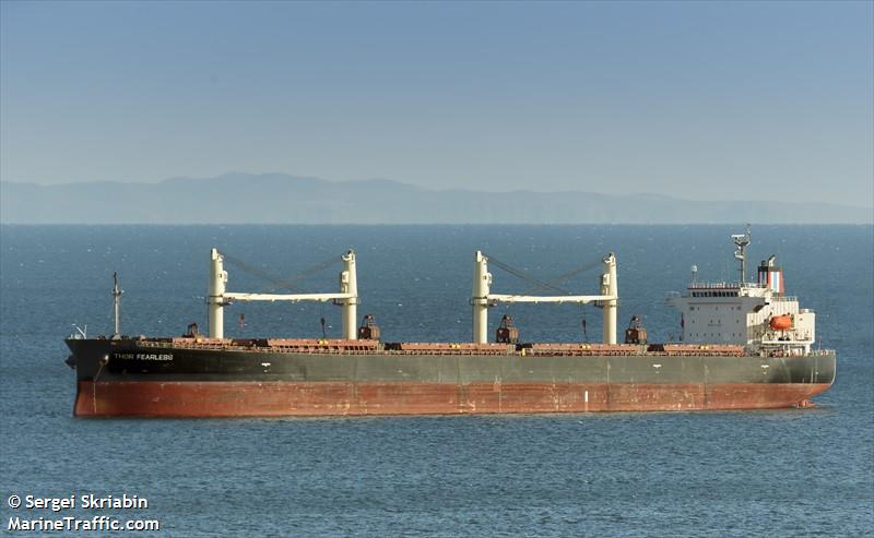 thor fearless (Bulk Carrier) - IMO 9317341, MMSI 566969000, Call Sign 9V2183 under the flag of Singapore
