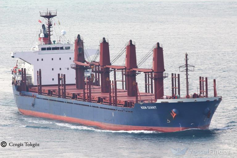 ken giant (Bulk Carrier) - IMO 9515694, MMSI 636014242, Call Sign A8SL5 under the flag of Liberia