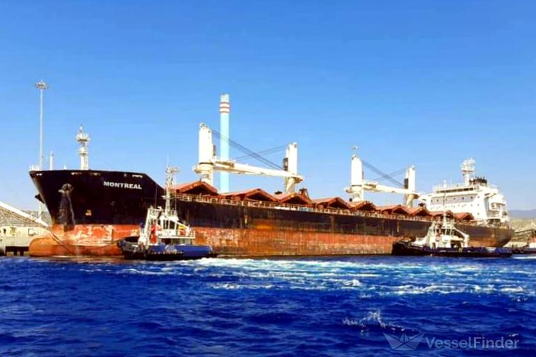 montreal (Bulk Carrier) - IMO 9450753, MMSI 636014797, Call Sign A8WP3 under the flag of Liberia