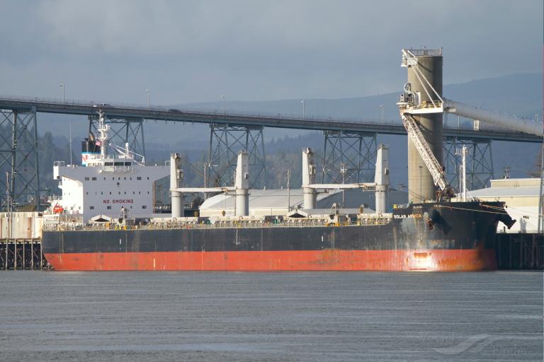 solar africa (Bulk Carrier) - IMO 9426128, MMSI 636014894, Call Sign A8XH4 under the flag of Liberia