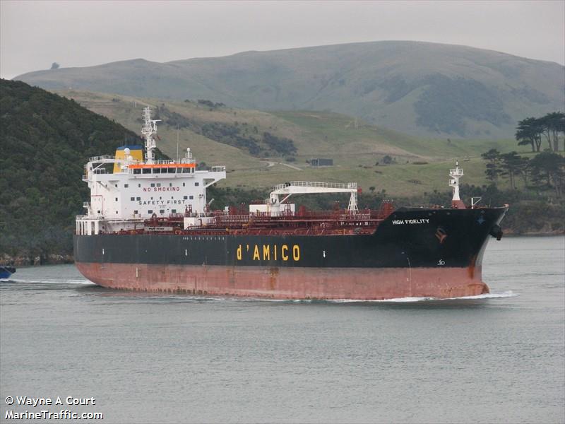 high fidelity (Chemical/Oil Products Tanker) - IMO 9689146, MMSI 636016302, Call Sign D5FL5 under the flag of Liberia