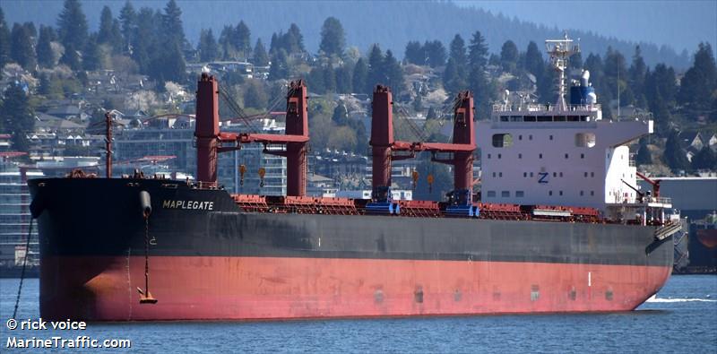 maplegate (Bulk Carrier) - IMO 9855927, MMSI 636019388, Call Sign D5UG9 under the flag of Liberia