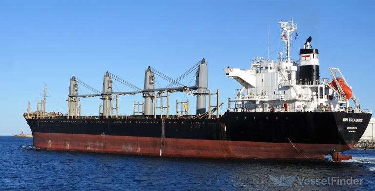 rin treasure (Bulk Carrier) - IMO 9515527, MMSI 636019935, Call Sign D5WW4 under the flag of Liberia