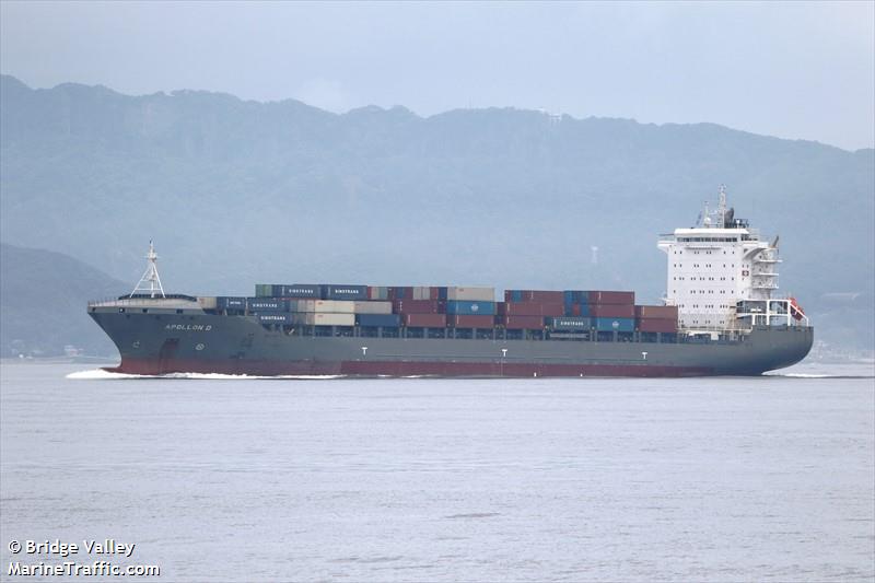 apollon d (Container Ship) - IMO 9360697, MMSI 636019951, Call Sign A8QD6 under the flag of Liberia
