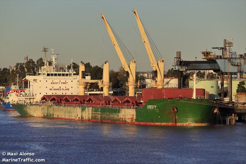 cresty (Bulk Carrier) - IMO 9637143, MMSI 210763000, Call Sign 5BZE3 under the flag of Cyprus