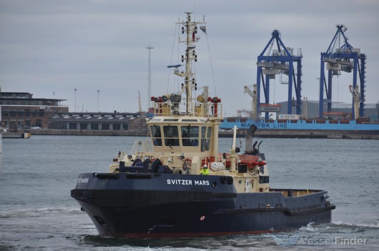 svitzer mars (Tug) - IMO 9292852, MMSI 220259000, Call Sign OVID2 under the flag of Denmark