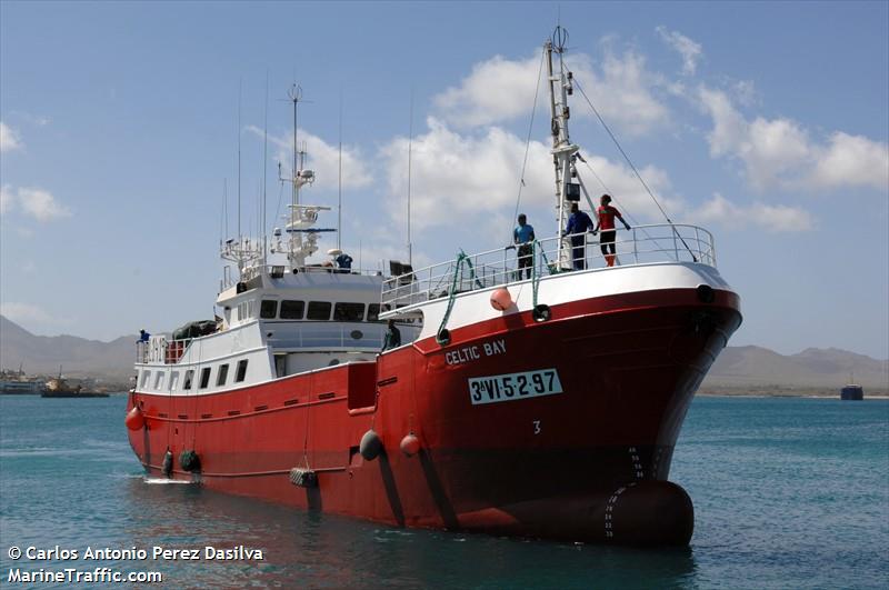 celtic bay (Fishing Vessel) - IMO 9154359, MMSI 224016000, Call Sign EACH under the flag of Spain