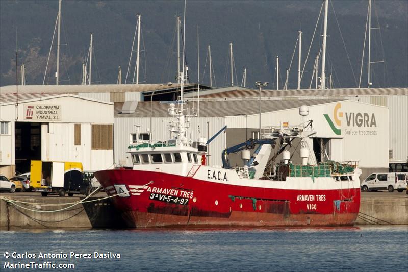 armaven tres (Fishing Vessel) - IMO 9144641, MMSI 224134120, Call Sign EACA under the flag of Spain