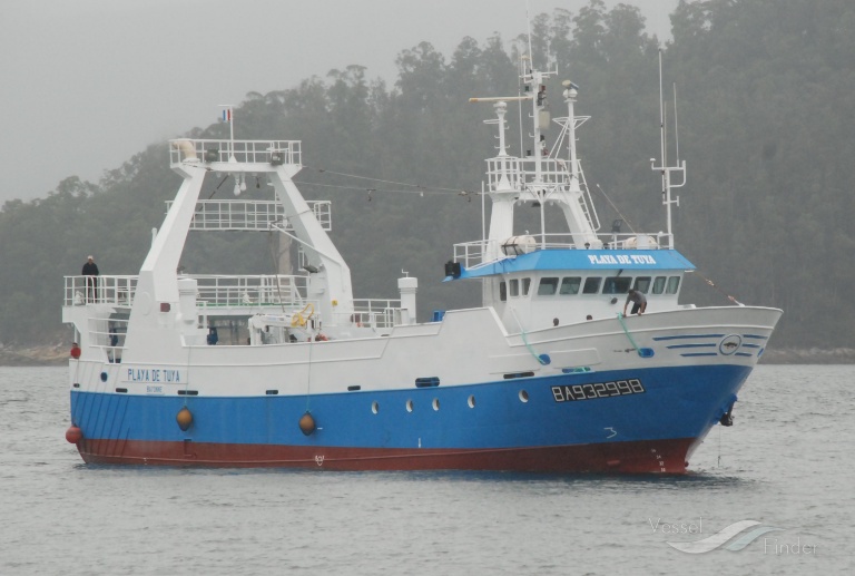 fv playa de tuya (Fishing vessel) - IMO , MMSI 228067700, Call Sign FIUW under the flag of France