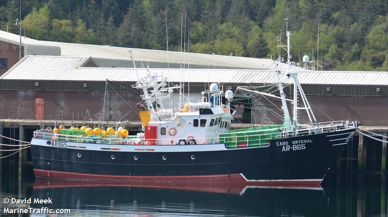 cabo ortegal (Fishing Vessel) - IMO , MMSI 232007250, Call Sign MVGM5 under the flag of United Kingdom (UK)