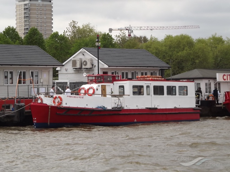 princess rose (Passenger ship) - IMO , MMSI 235052136, Call Sign MDXE7 under the flag of United Kingdom (UK)