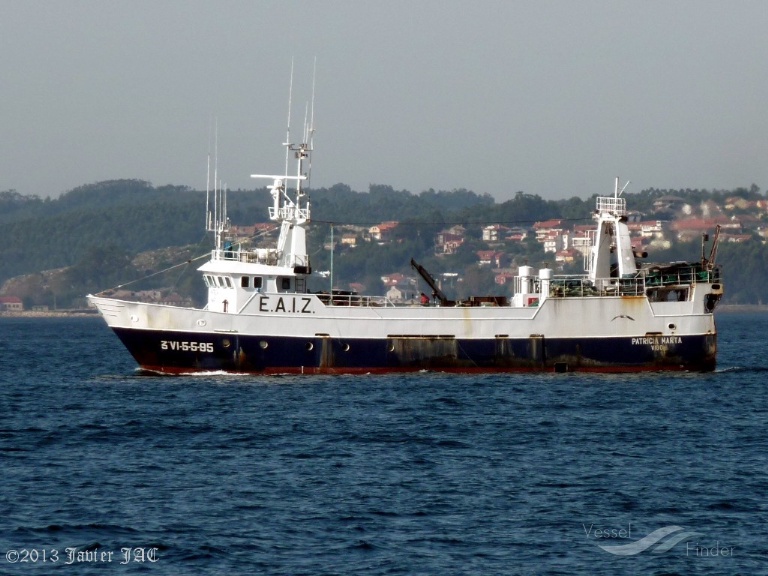 patricia marta (Fishing Vessel) - IMO 9120229, MMSI 235076457, Call Sign 2CWX4 under the flag of United Kingdom (UK)