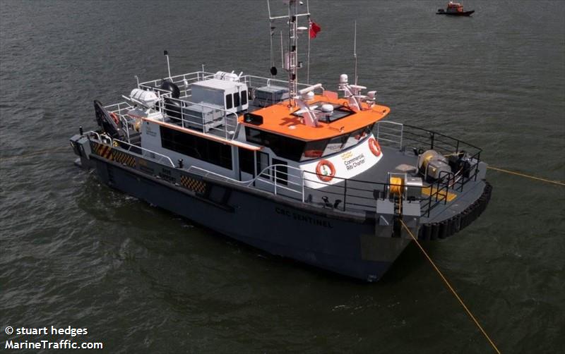 crc sentinel (Unknown) - IMO , MMSI 235083968, Call Sign 2ECN8 under the flag of United Kingdom (UK)