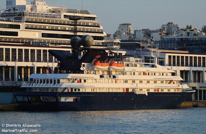 corinthian (Passenger (Cruise) Ship) - IMO 8708672, MMSI 249556000, Call Sign 9HUT9 under the flag of Malta