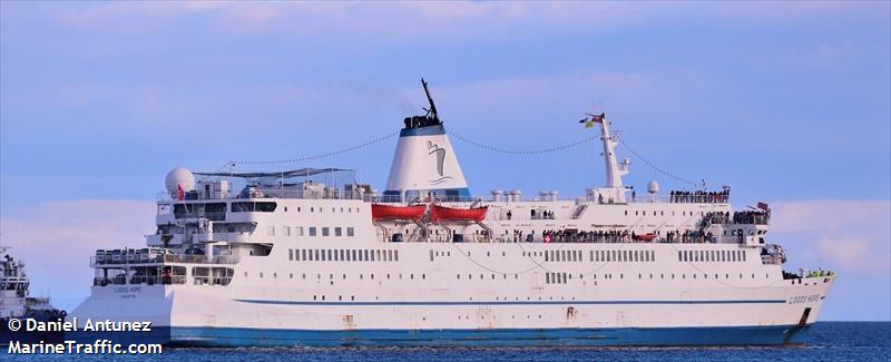 logos hope (Passenger Ship) - IMO 7302914, MMSI 256375000, Call Sign 9HA2851 under the flag of Malta