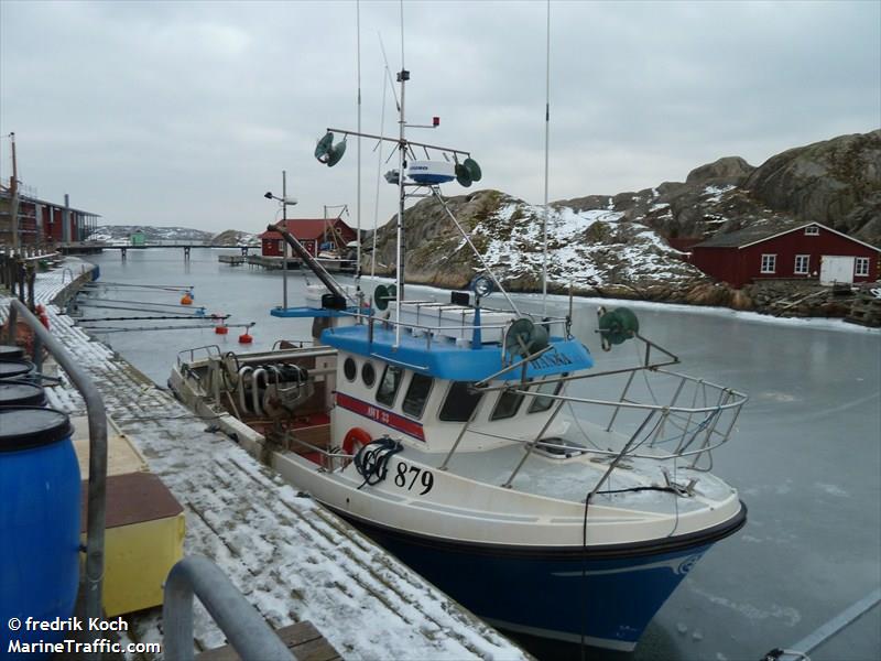 gg 879 hanna (Fishing vessel) - IMO , MMSI 265650120, Call Sign SFC9228 under the flag of Sweden