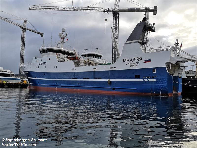 shpitcbergen (Fishing Vessel) - IMO 9258741, MMSI 273428880, Call Sign UBBR4 under the flag of Russia