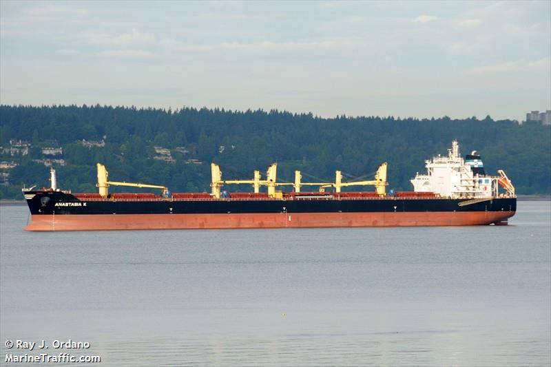 anastasia k (Bulk Carrier) - IMO 9492074, MMSI 311052100, Call Sign C6ZC4 under the flag of Bahamas