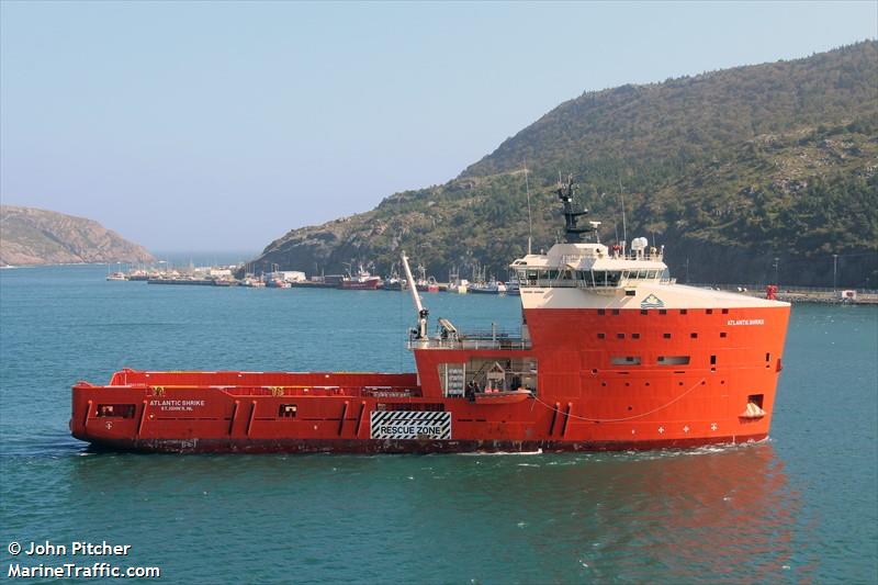atlantic shrike (Offshore Tug/Supply Ship) - IMO 9750610, MMSI 316004890, Call Sign CKDR under the flag of Canada