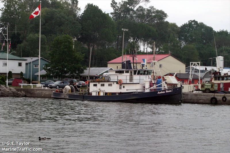 andrea marie (Dredging or UW ops) - IMO , MMSI 316008224, Call Sign VX4434 under the flag of Canada