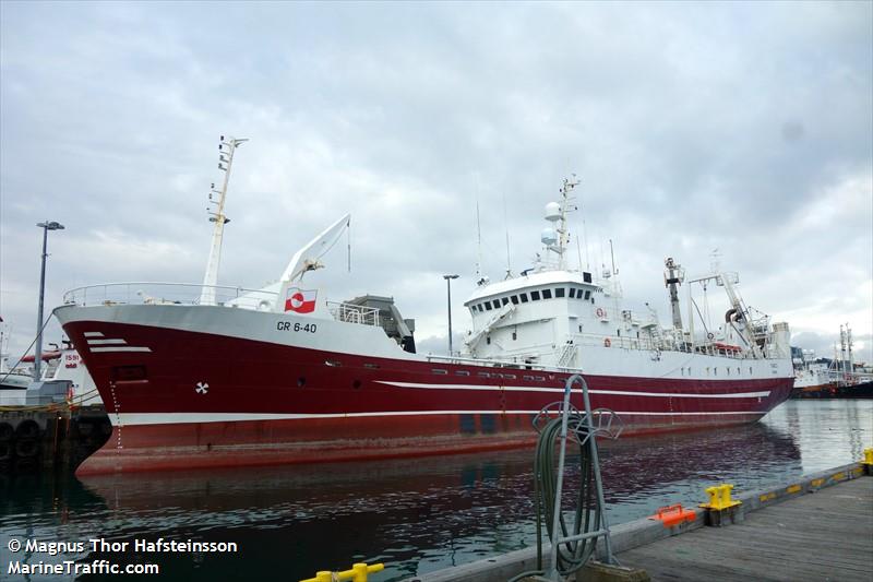 tuneq (Fishing Vessel) - IMO 8709860, MMSI 331478000, Call Sign OWVK under the flag of Greenland