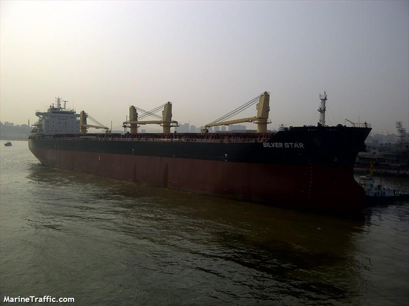 silver star (Bulk Carrier) - IMO 9512214, MMSI 352050000, Call Sign 3FFO4 under the flag of Panama