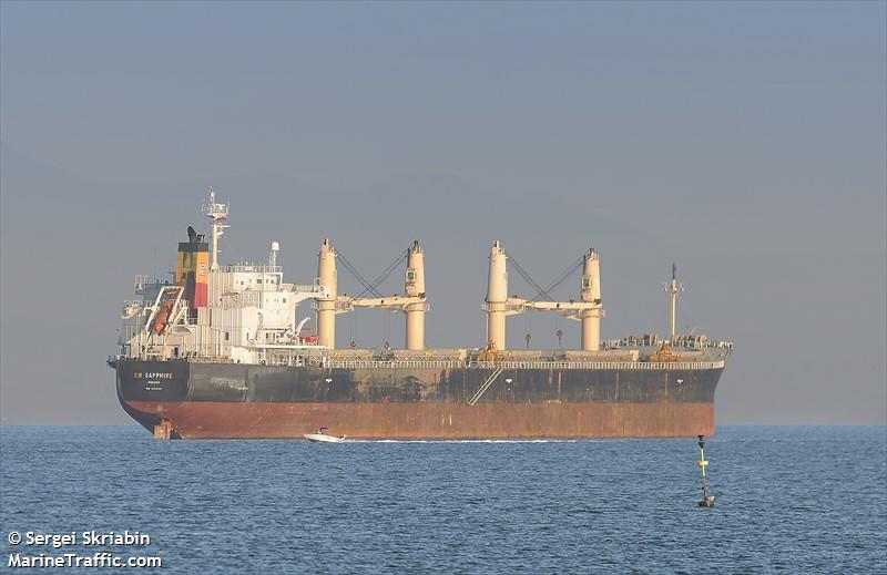 em sapphire (Bulk Carrier) - IMO 9402005, MMSI 353356000, Call Sign 3FXT4 under the flag of Panama