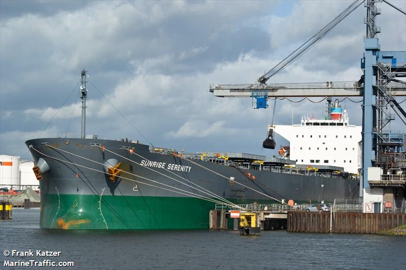 sunrise serenity (Bulk Carrier) - IMO 9570462, MMSI 372622000, Call Sign 3FWI4 under the flag of Panama