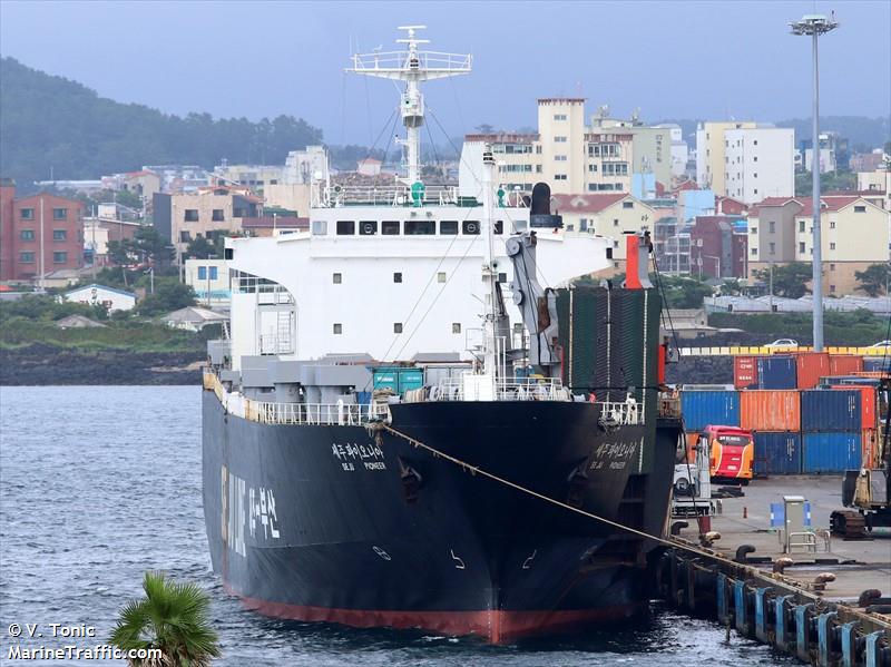 sejupioneer (Ro-Ro Cargo Ship) - IMO 8817069, MMSI 440103850, Call Sign 018817 under the flag of Korea