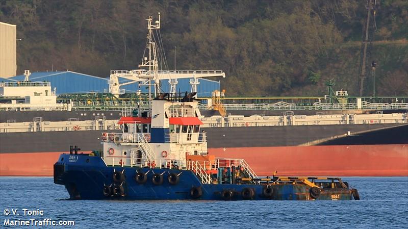 komas no.1 (Tug) - IMO 9412153, MMSI 441253000, Call Sign D7UO under the flag of Korea