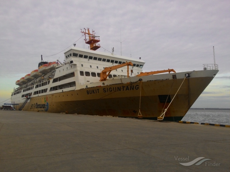 km.pangrango (Passenger Ship) - IMO 9072123, MMSI 525005018, Call Sign YFFD under the flag of Indonesia