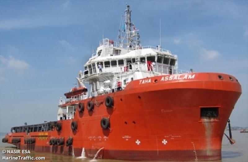 taha assalam (Offshore Tug/Supply Ship) - IMO 9565845, MMSI 533056400, Call Sign 9MLK4 under the flag of Malaysia