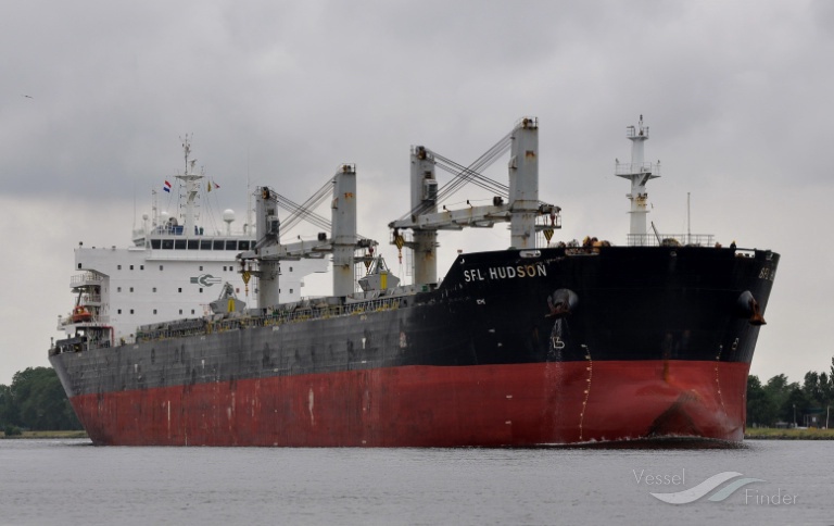 sfl hudson (Bulk Carrier) - IMO 9525821, MMSI 538004096, Call Sign V7VD7 under the flag of Marshall Islands