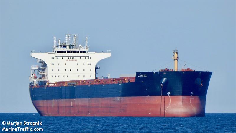 alcmene (Bulk Carrier) - IMO 9568586, MMSI 538004123, Call Sign V7VH7 under the flag of Marshall Islands