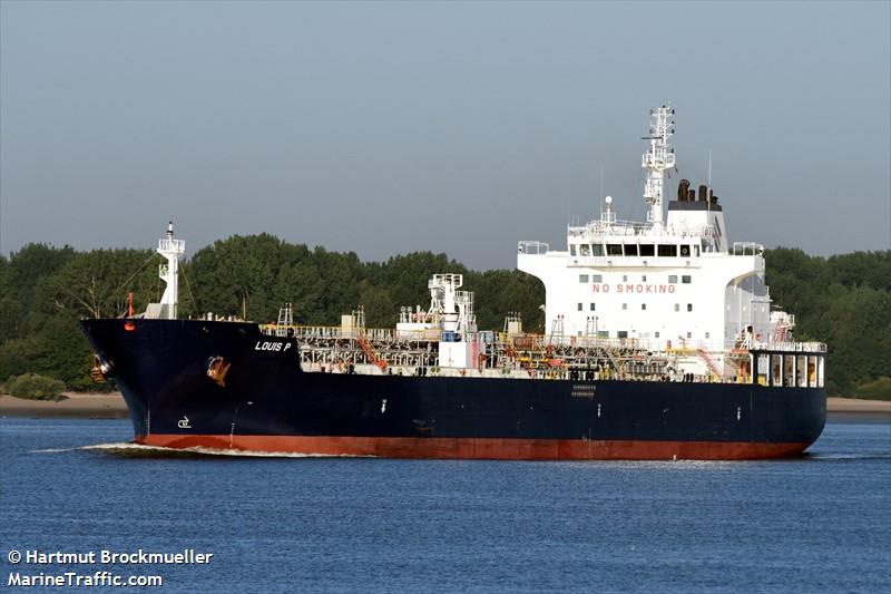 louis p (Chemical/Oil Products Tanker) - IMO 9749336, MMSI 538006806, Call Sign V7MW7 under the flag of Marshall Islands