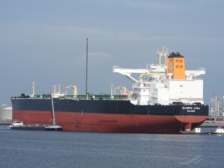 olympic lyra (Crude Oil Tanker) - IMO 9831816, MMSI 538008169, Call Sign V7A2038 under the flag of Marshall Islands