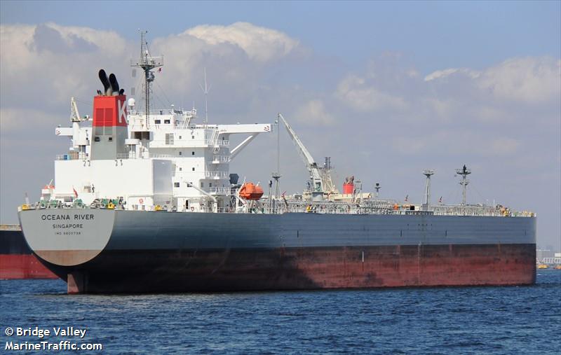 oceana river (Crude Oil Tanker) - IMO 9800738, MMSI 563085100, Call Sign 9V5806 under the flag of Singapore