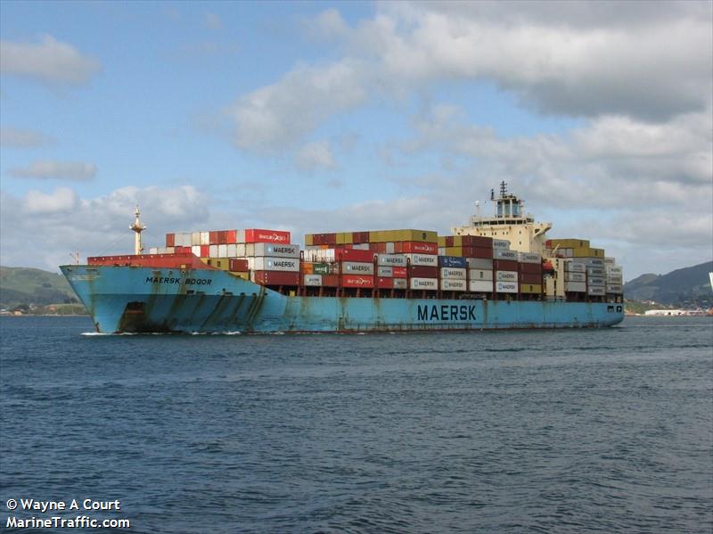maersk bogor (Container Ship) - IMO 9394882, MMSI 563514000, Call Sign 9V8043 under the flag of Singapore