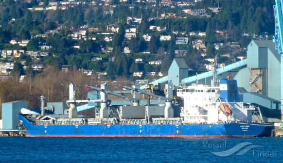 aquitania (Bulk Carrier) - IMO 9611278, MMSI 566097000, Call Sign 9V9349 under the flag of Singapore