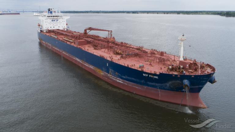 scf prime (Crude Oil Tanker) - IMO 9577082, MMSI 636015050, Call Sign A8YG7 under the flag of Liberia
