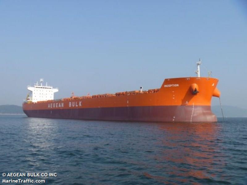 inception (Bulk Carrier) - IMO 9540481, MMSI 636015353, Call Sign D5AC9 under the flag of Liberia
