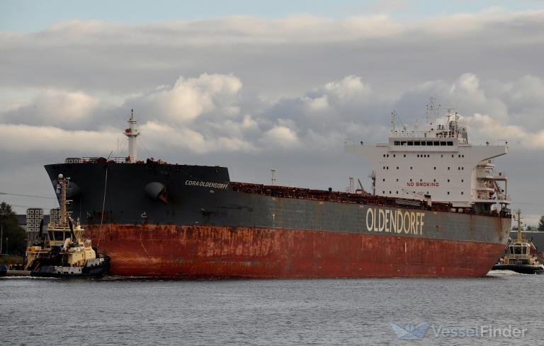 cora oldendorff (Bulk Carrier) - IMO 9622916, MMSI 636092742, Call Sign D5AZ8 under the flag of Liberia