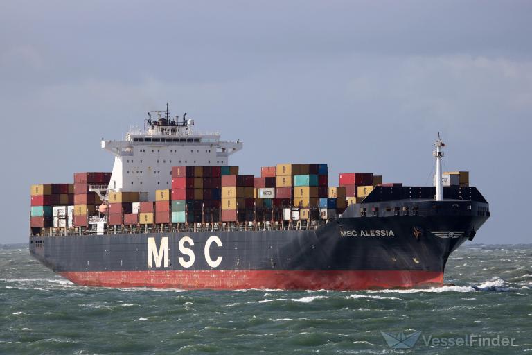 msc alessia (Container Ship) - IMO 9225653, MMSI 636092976, Call Sign D5YJ5 under the flag of Liberia